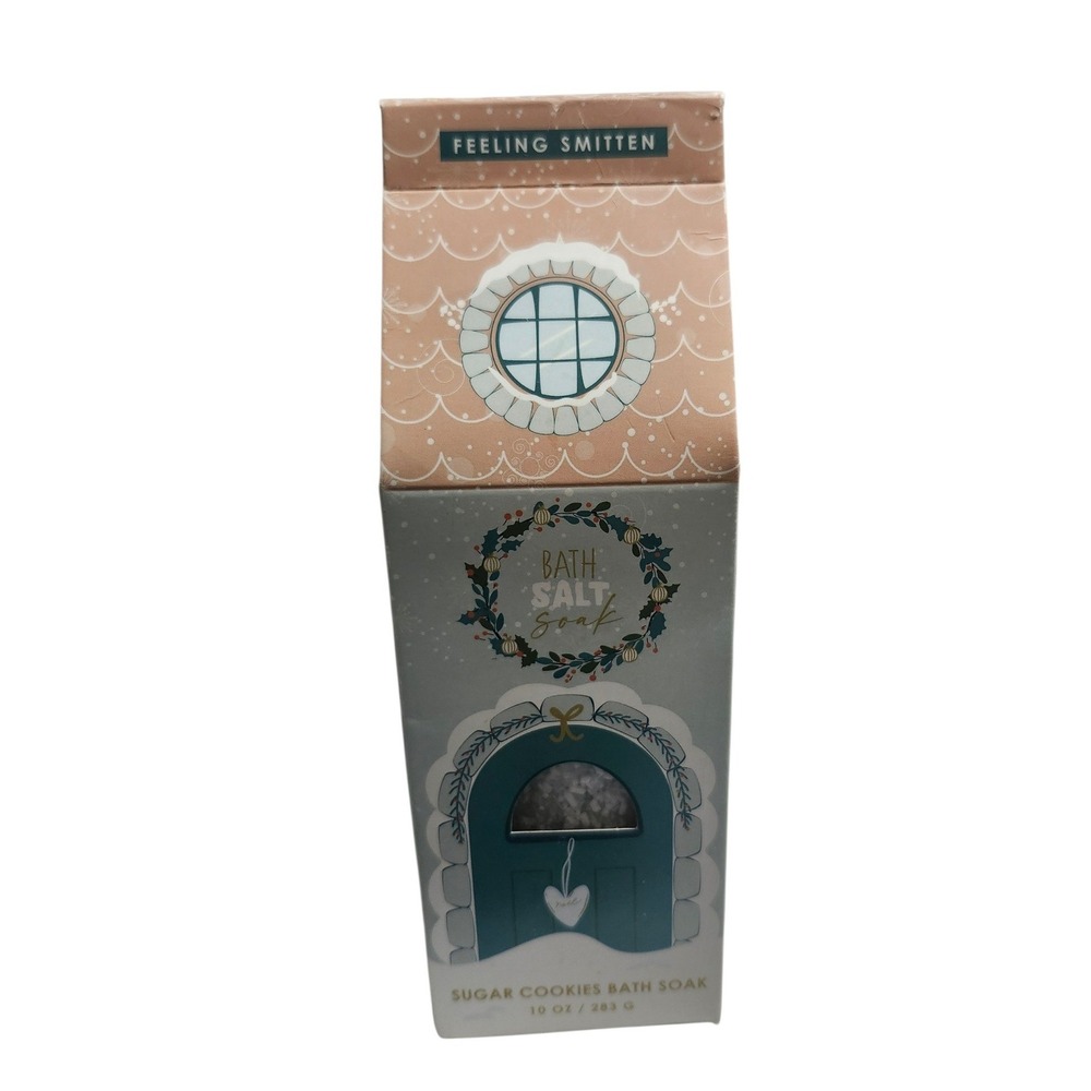 Feeling‎ Smitten Sugar Cookies Bath Salt Soak 10 oz Holiday Milk Carton Gift Box